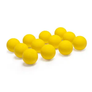 12 Champion Sports NOCSAE Lacrosse Ball - SEI CertifiedYellow - Bulk Pack