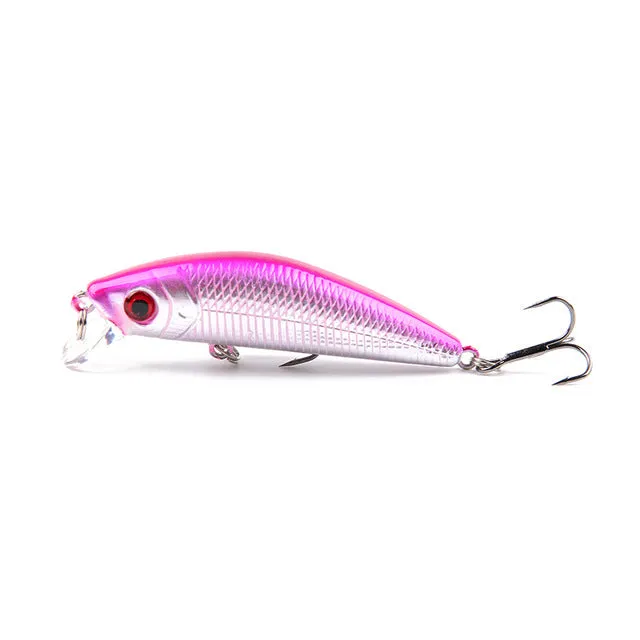 1pcs Minnow fishing Lure Jig Wobblers iscas artificiais para pesca 7cm 8.5g swimbait crankbait fishing tackle YE-9X