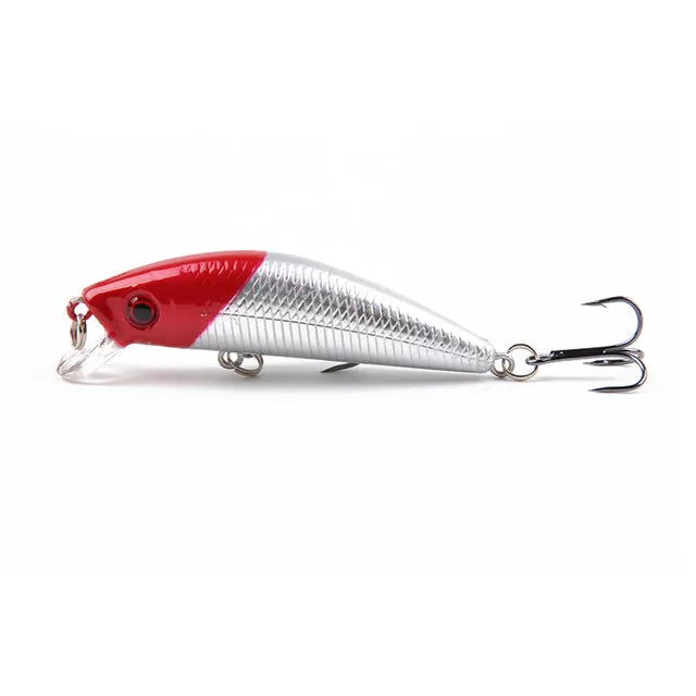 1pcs Minnow fishing Lure Jig Wobblers iscas artificiais para pesca 7cm 8.5g swimbait crankbait fishing tackle YE-9X