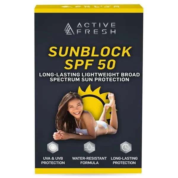 ACTIVE FRESH SPF 50 SUNBLOCK