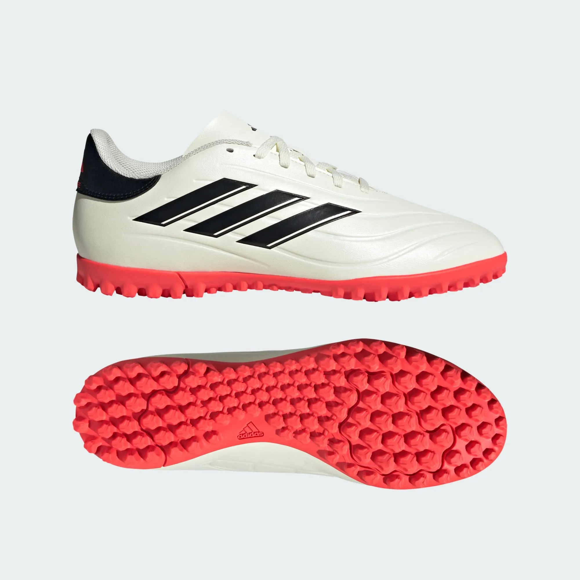 adidas COPA PURE II CLUB Artificial Turf Soccer Shoes | Ivory-Core Black | Men's