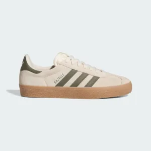 Adidas Gazelle ADV Shoes - Mens Ecru Tint Olive Gum