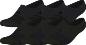 adidas Men's Superlite 3.0 6-Pack Super No Show Socks