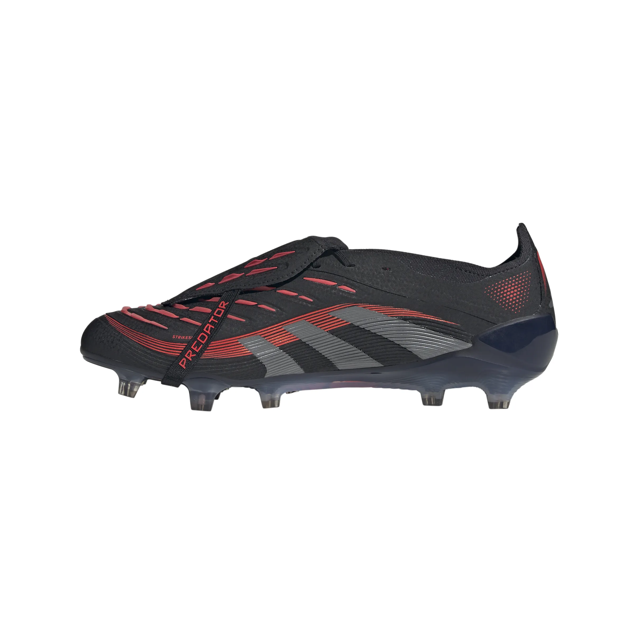 adidas Predator Elite FT FG Firm Ground Soccer Cleat - core black/grey four/lucid red