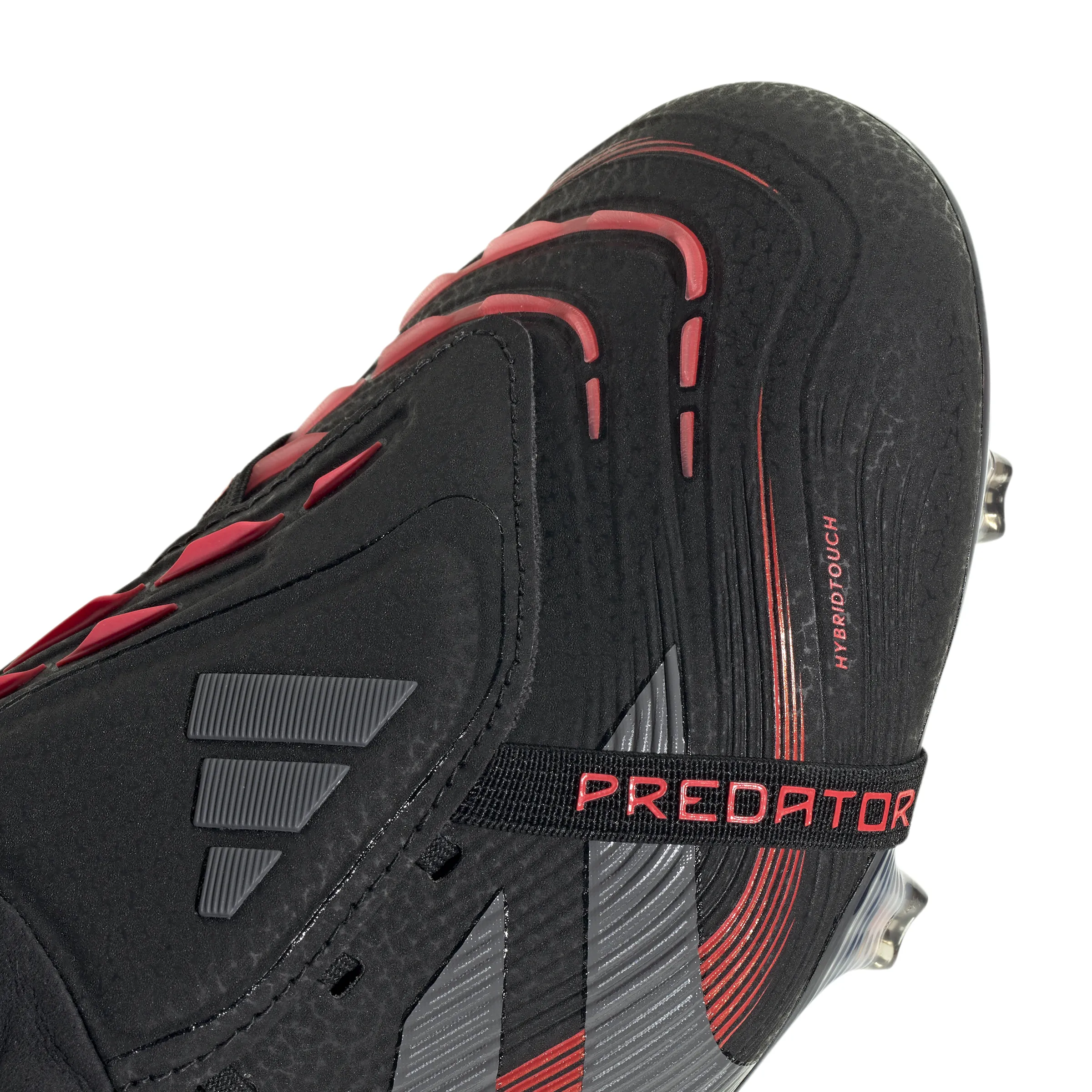 adidas Predator Elite FT FG Firm Ground Soccer Cleat - core black/grey four/lucid red