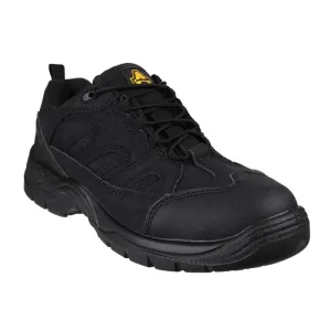 Amblers Black Vegan Safety Trainer SB FS214