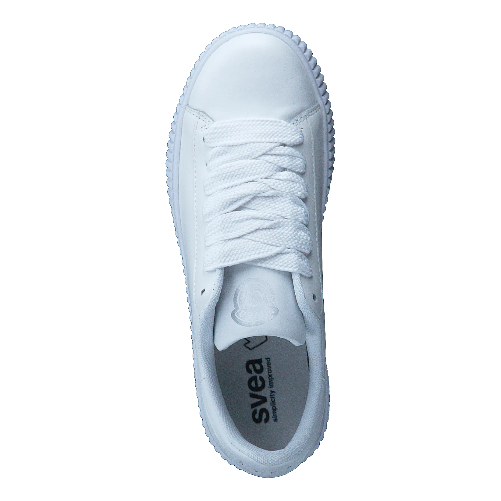 Anna Wide Lace Sneaker White