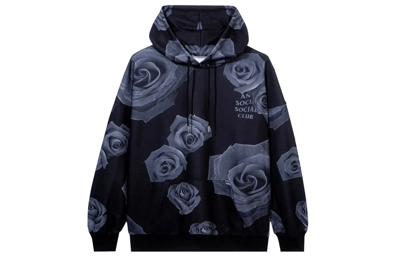 Anti Social Social Club Petal To The Floor Hoodie 'Black'