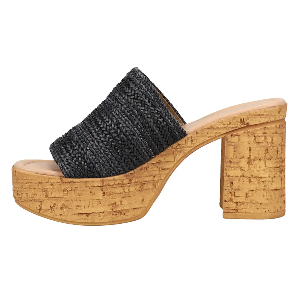 Applause Block Heel Platform Sandals