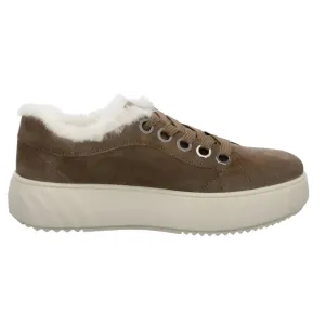 Ara Women's Mikky Fur Sneaker Sesame Suede