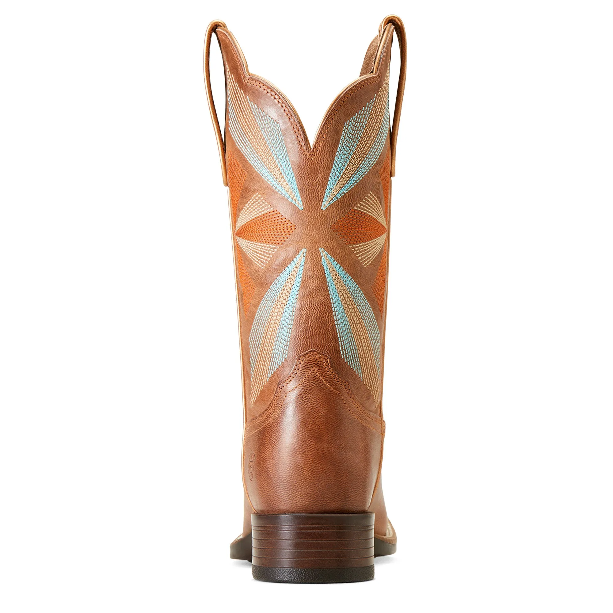 Ariat Ladies Oak Grove Maple Glaze Square Toe Western Boots 10047052