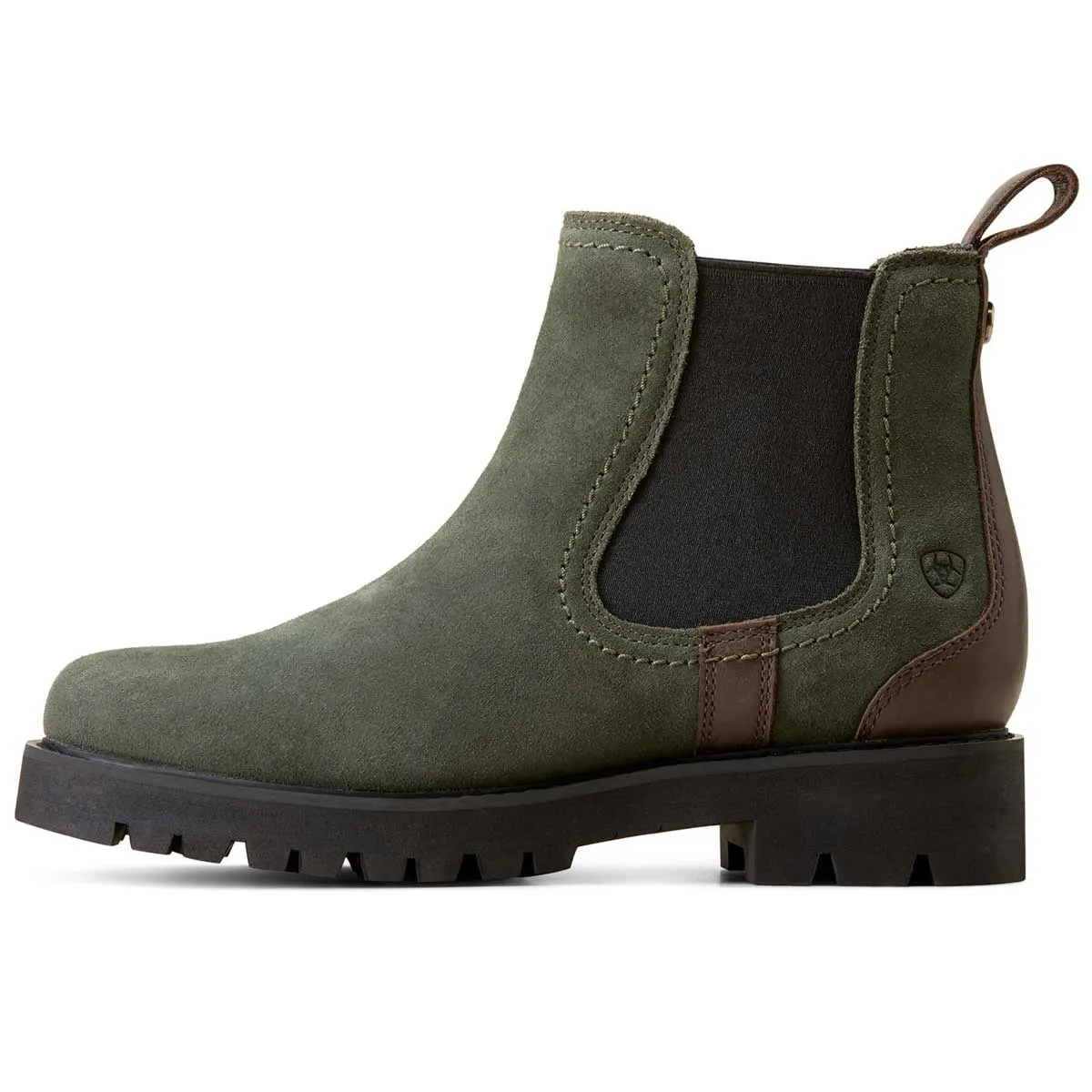 ARIAT Wexford Lug H2O Waterproof Chelsea Boots - Womens - Forest Night