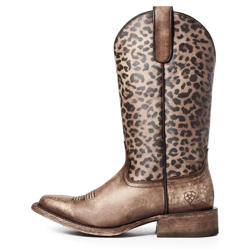 Ariat Women's Circuit Savanna Western Boot - Leopard Print/Brown 10035942