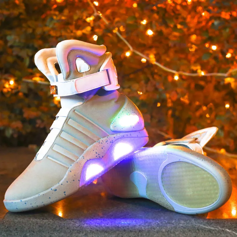 Back to the Future Shoes Rechargeable High-Top Light Shoes Air Force One Back to the Future Shoes