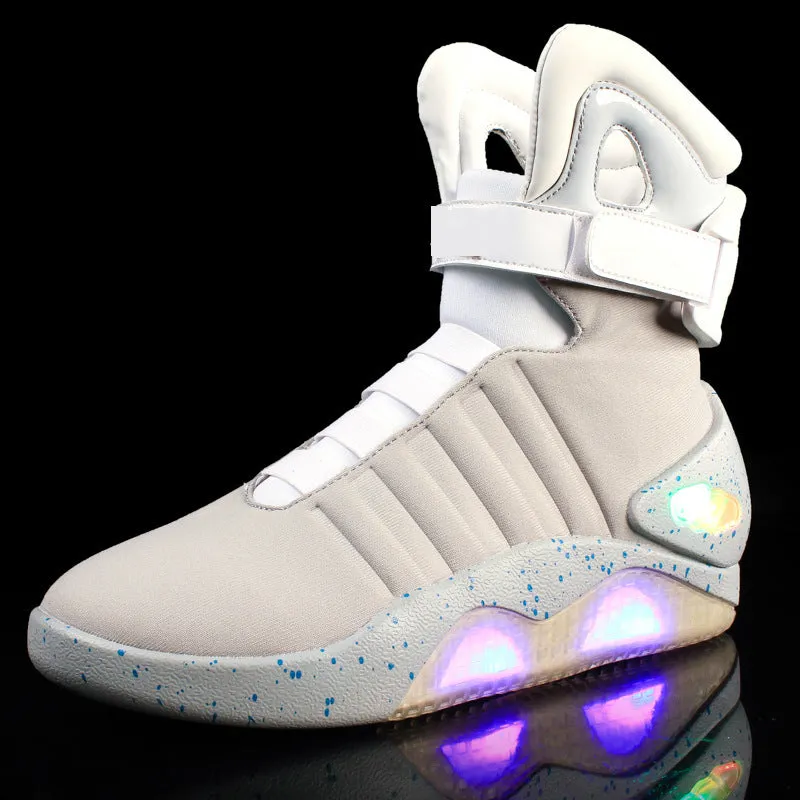 Back to the Future Shoes Rechargeable High-Top Light Shoes Air Force One Back to the Future Shoes