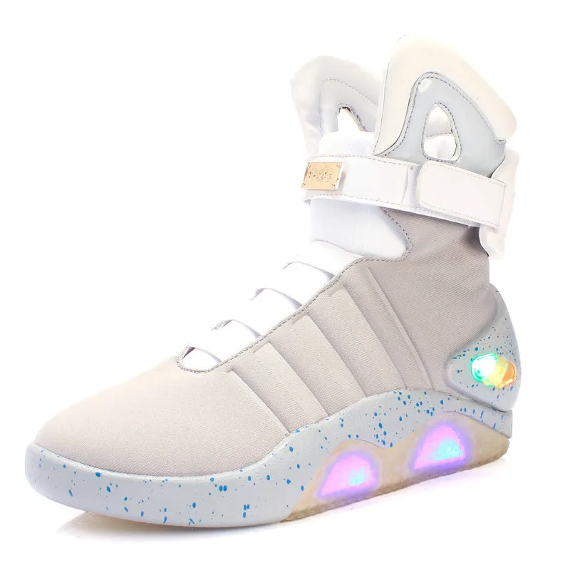 Back to the Future Shoes Rechargeable High-Top Light Shoes Air Force One Back to the Future Shoes