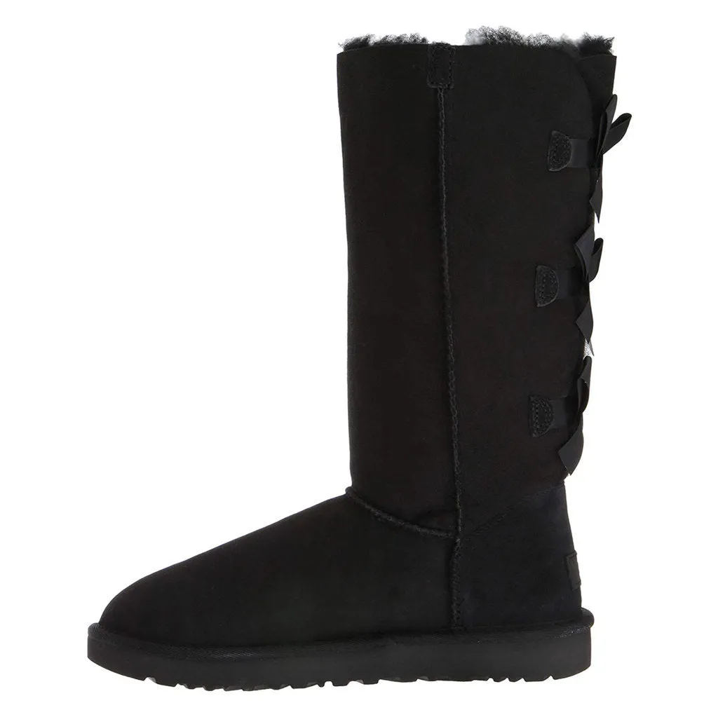 Bailey Bow II Water Resistant Suede Sheepskin Women's Tall Winter Boots