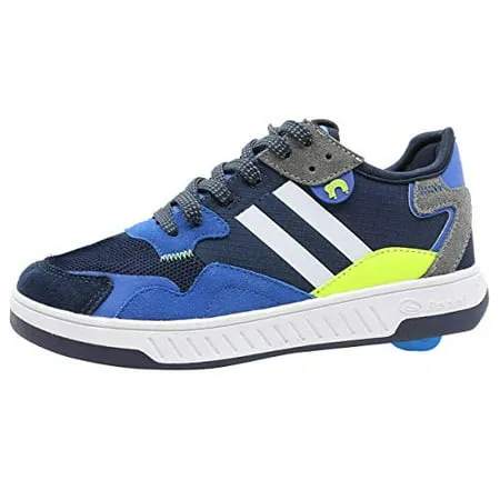 Beppi Roller Sneakers for Girls & Boys ?Skate Shoes with WheelsBlue,