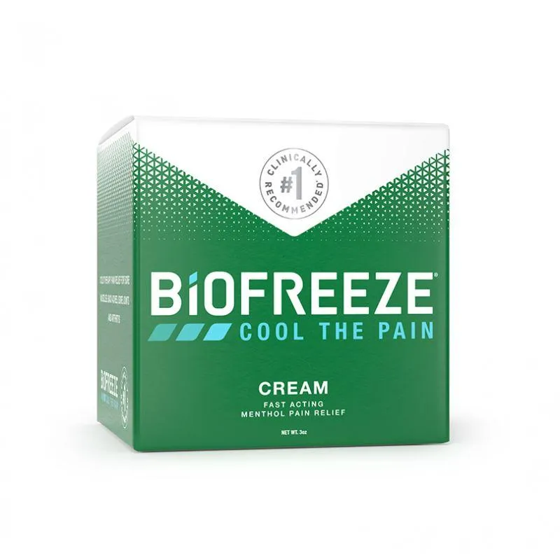 Biofreeze Pain Relief Cream, 3 oz Jar