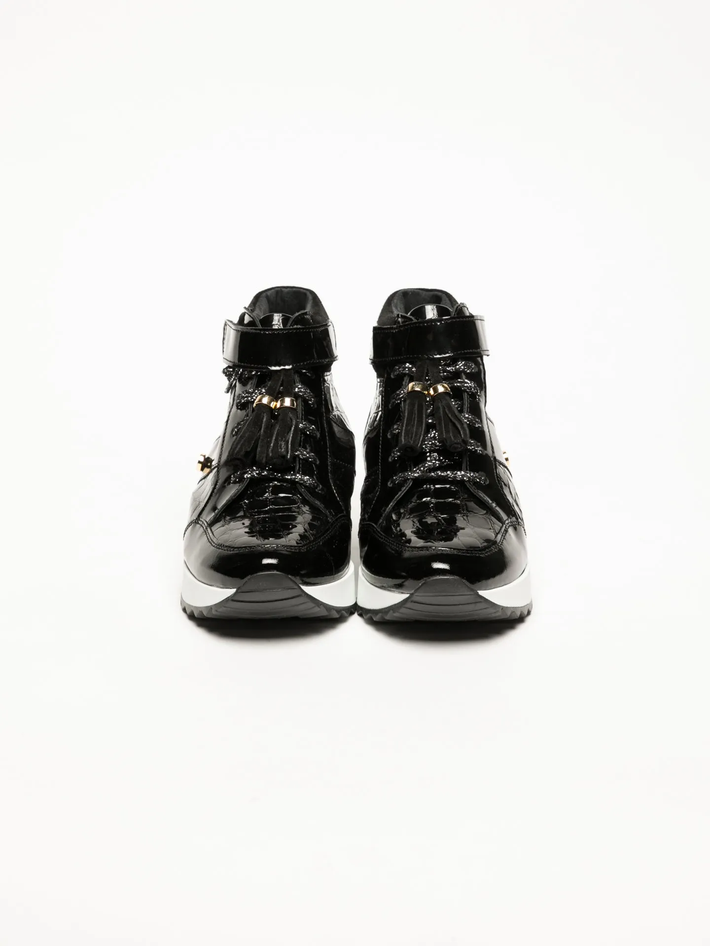 Black Hi-Top Trainers