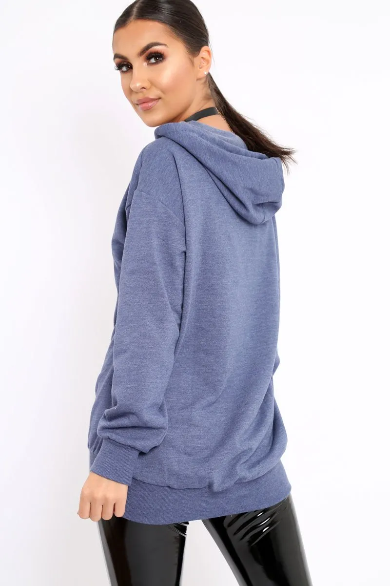 Blue Think For Yourself Jumper - Acie