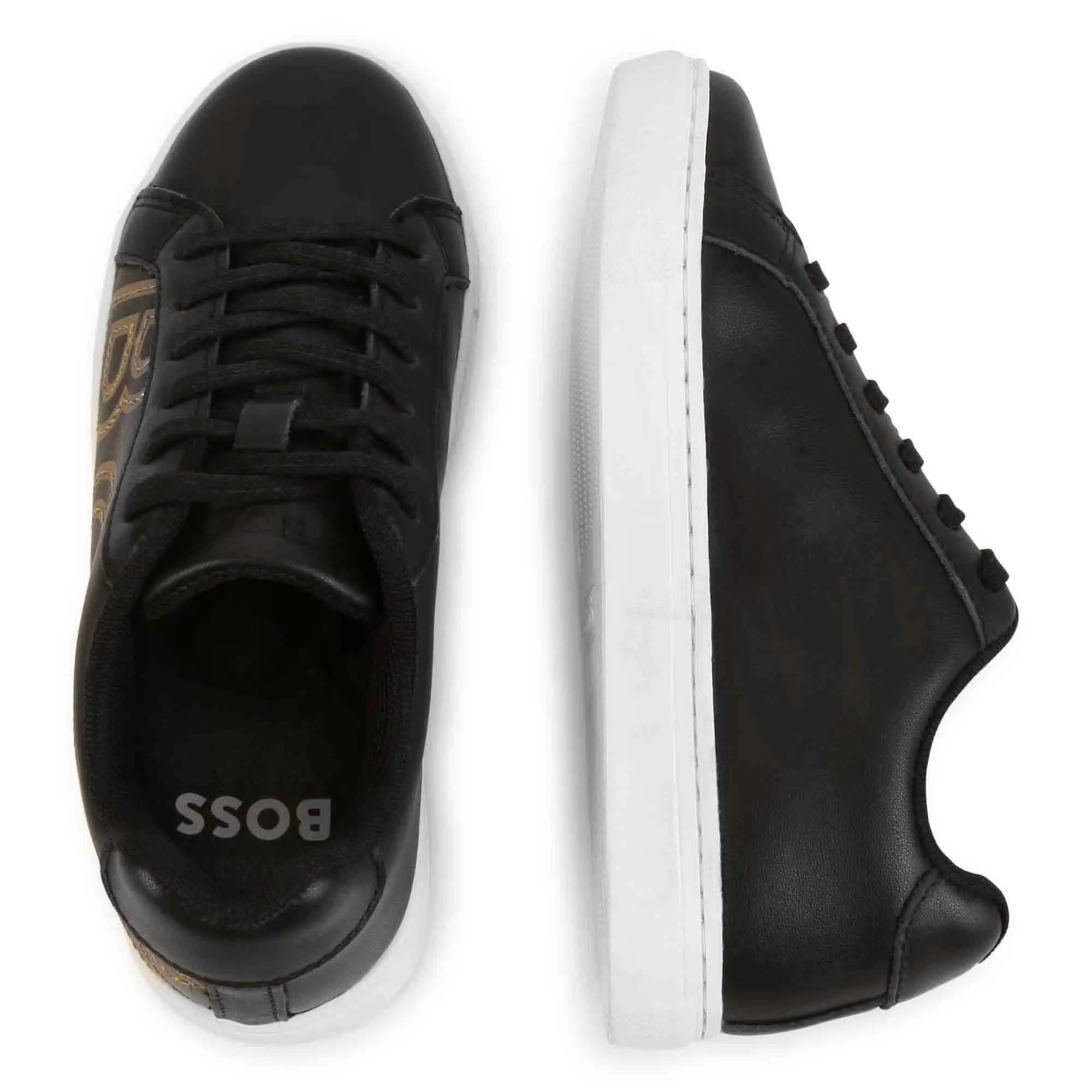 Boss - Black / gold trainers