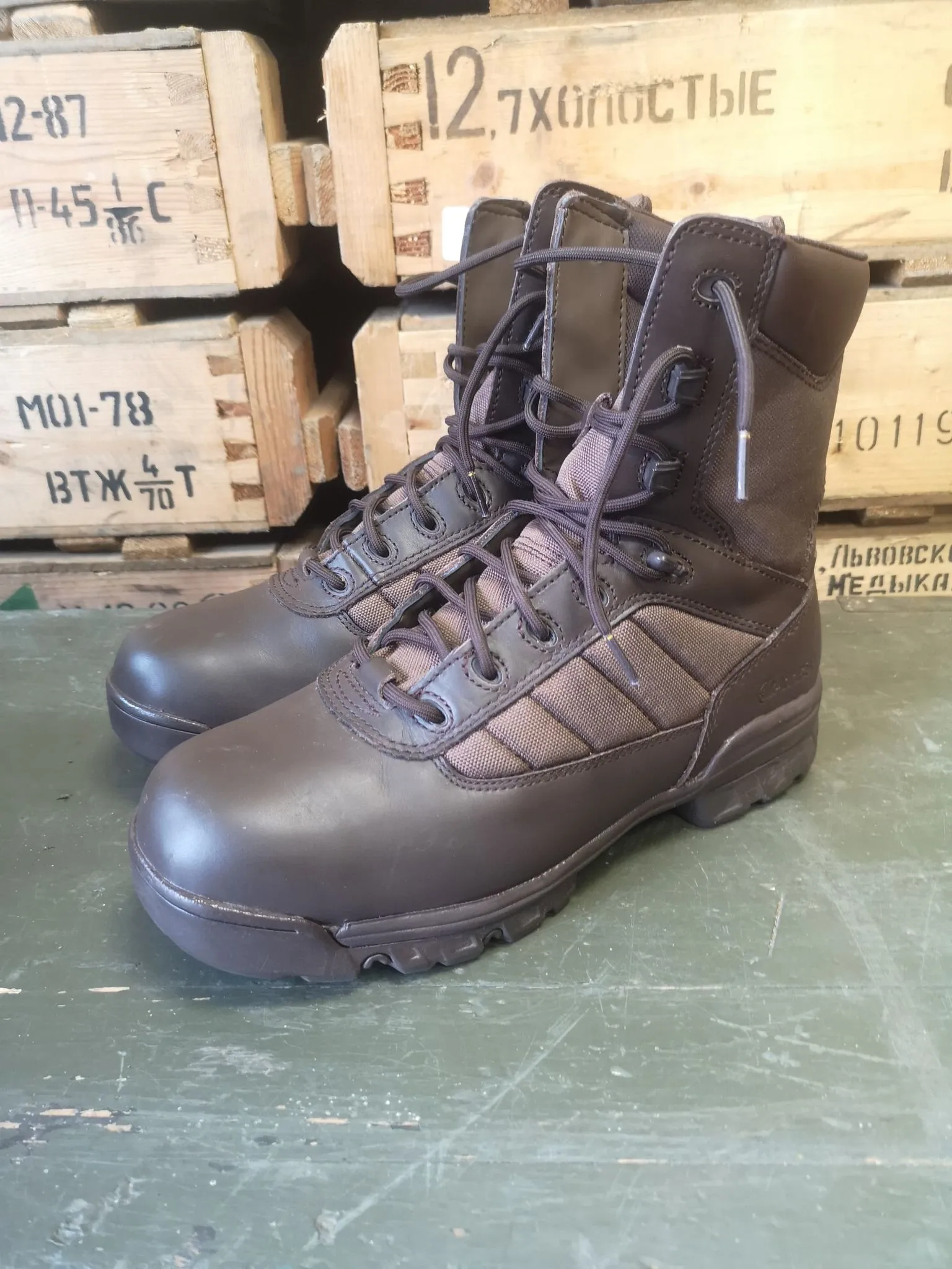 British Army Bates Brown Patrol Boots - Grade A