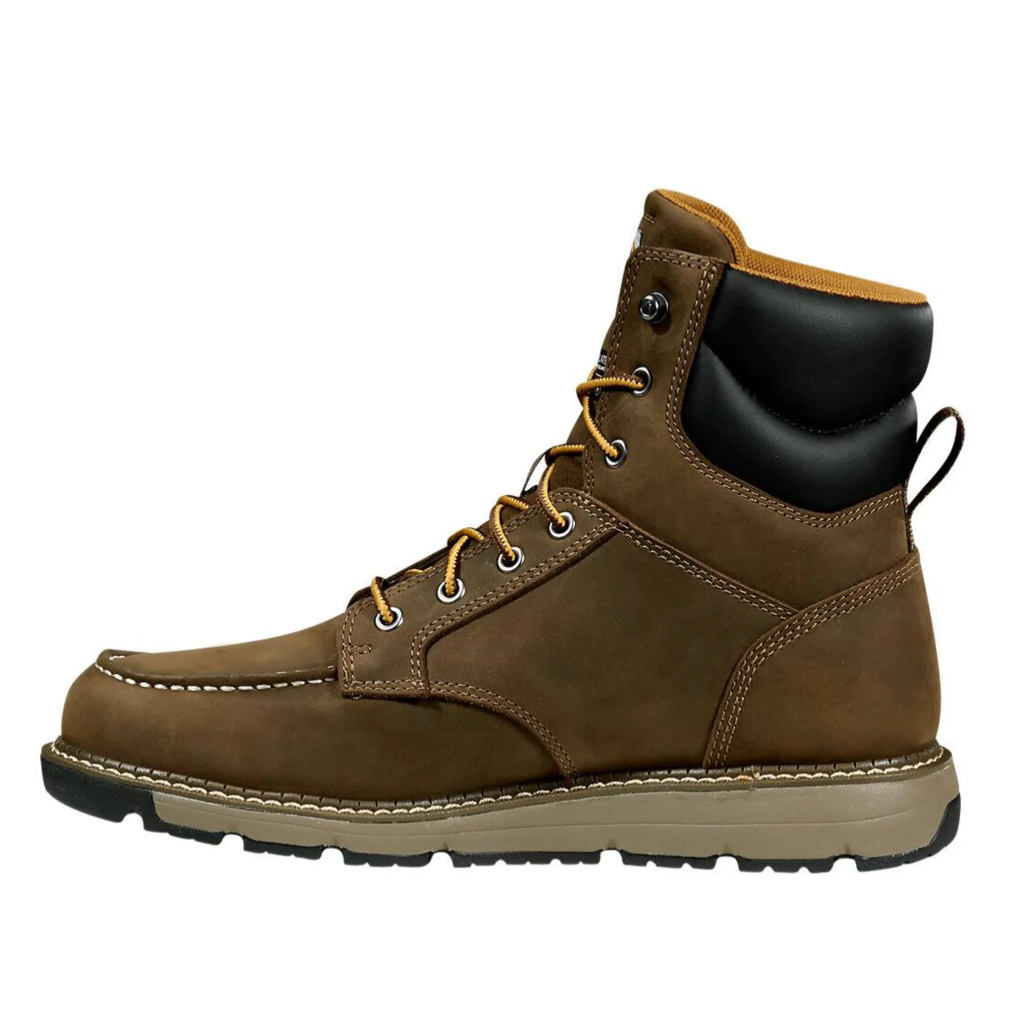 CARHARTT MEN'S MILLBROOK 6" WATERPROOF NANO TOE WEDGE WORK BOOT - FM6423