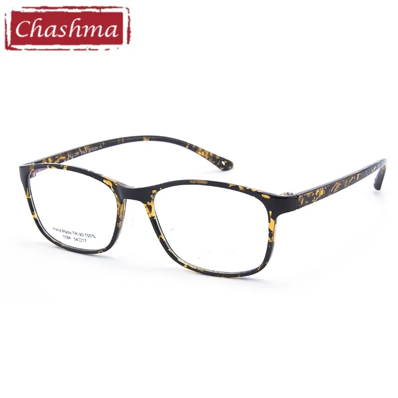 Chashma Men's Full Rim Square Tr 90 Titanium Sport Eyeglasses 1194