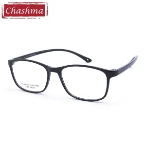 Chashma Men's Full Rim Square Tr 90 Titanium Sport Eyeglasses 1194