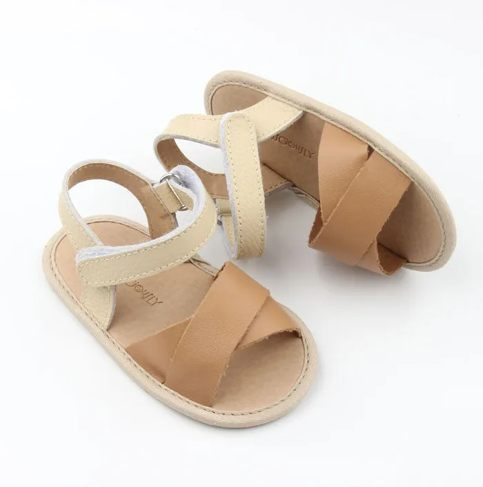 Consciously Baby - Flex-Rubber Sole Baby Leather Sandal | Ref 'Maui'