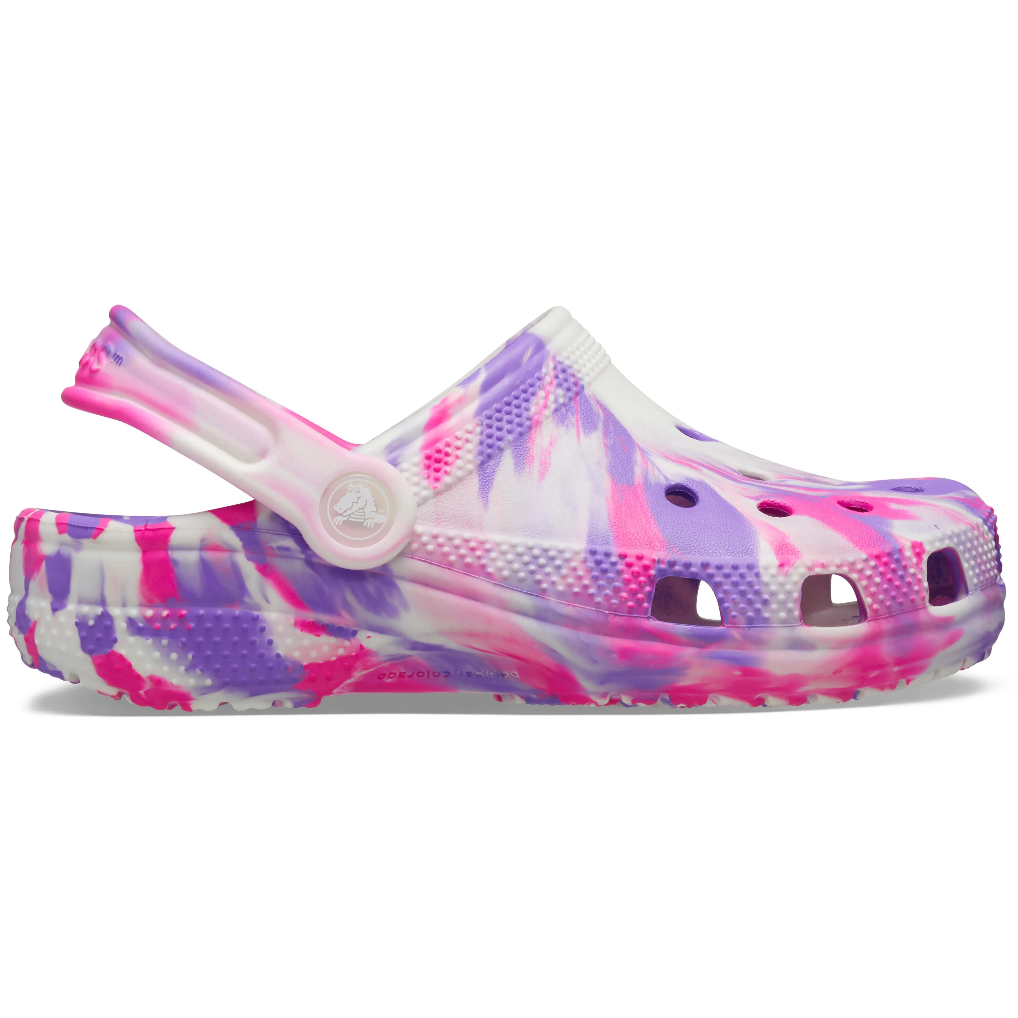 Crocs Classic Glow Marbled Kids Clog