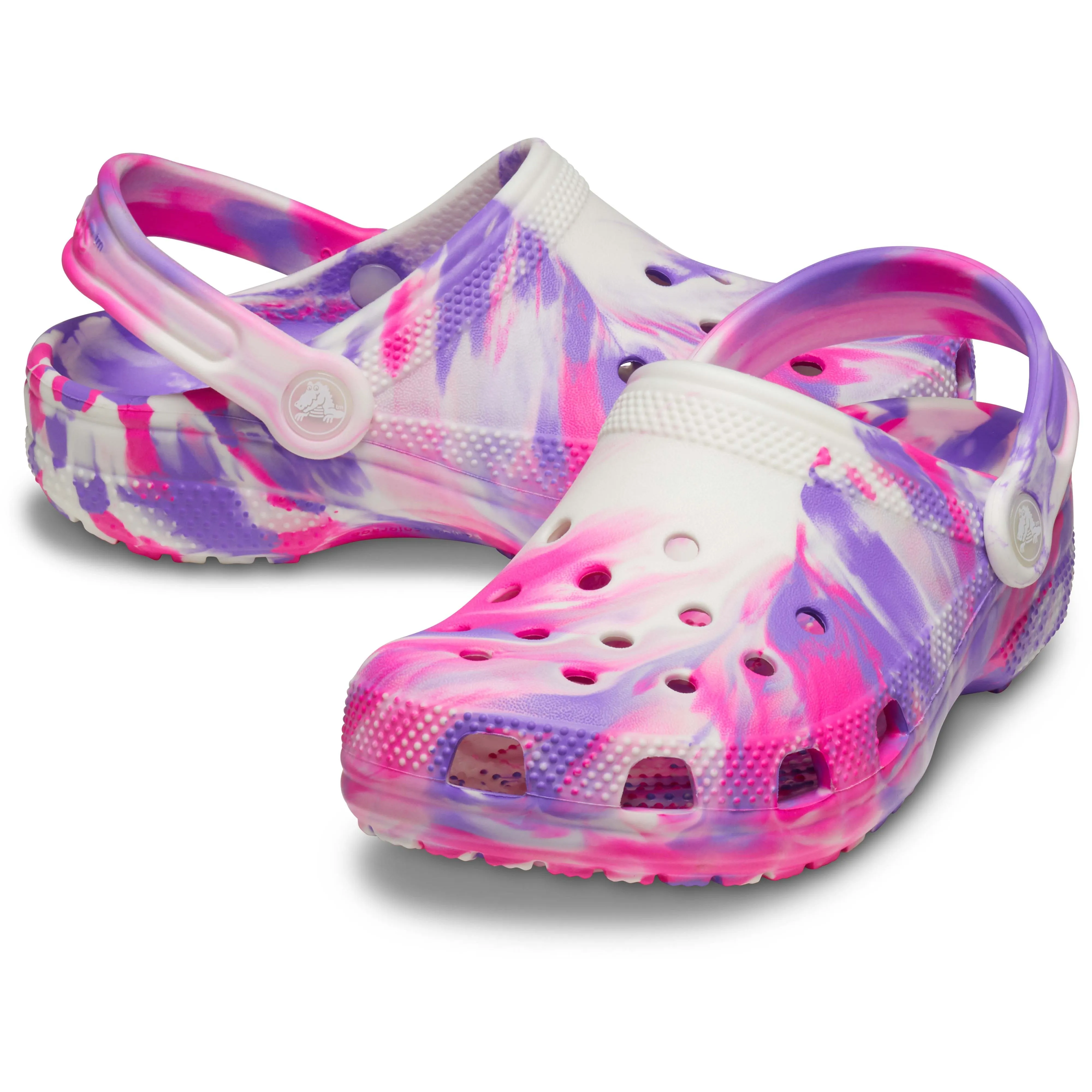 Crocs Classic Glow Marbled Kids Clog