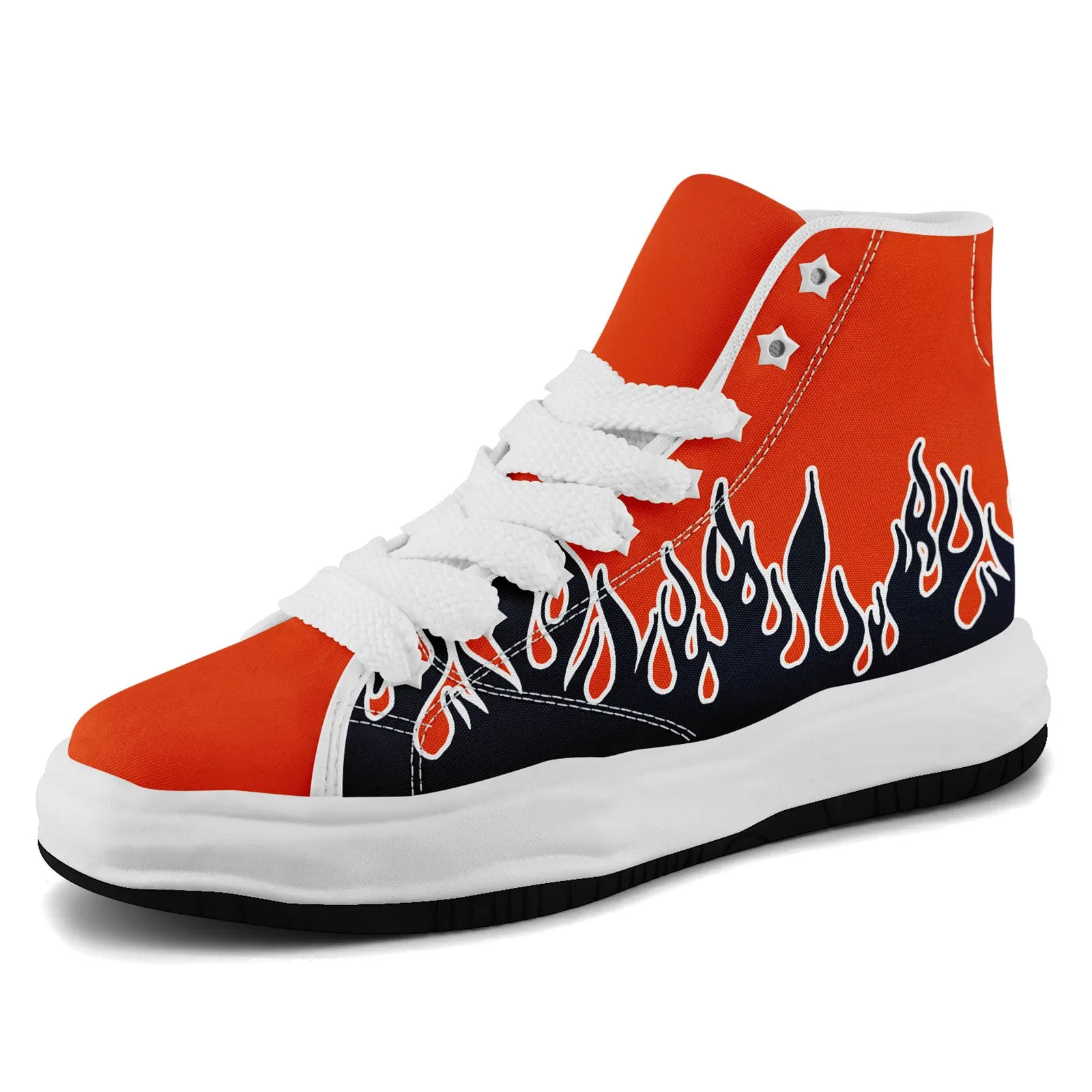 Custom Orange Blue Chicago Firesoul Shoes Personalized Sneaker FN039-D020272-7