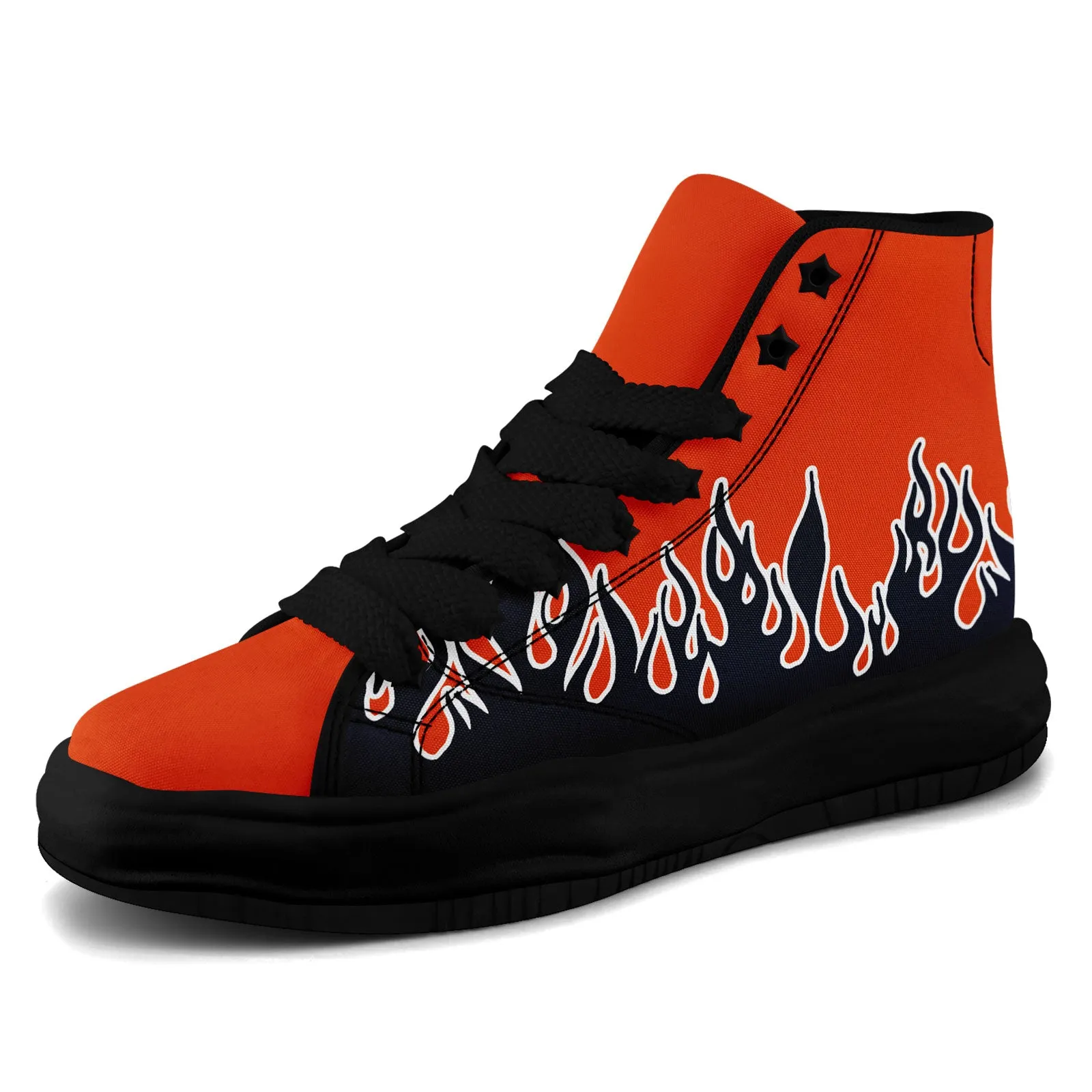 Custom Orange Blue Chicago Firesoul Shoes Personalized Sneaker FN039-D020272-7