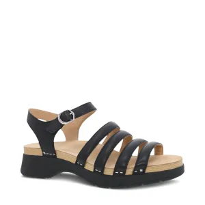 Dansko Women's Roxie Strap Sandal in Black