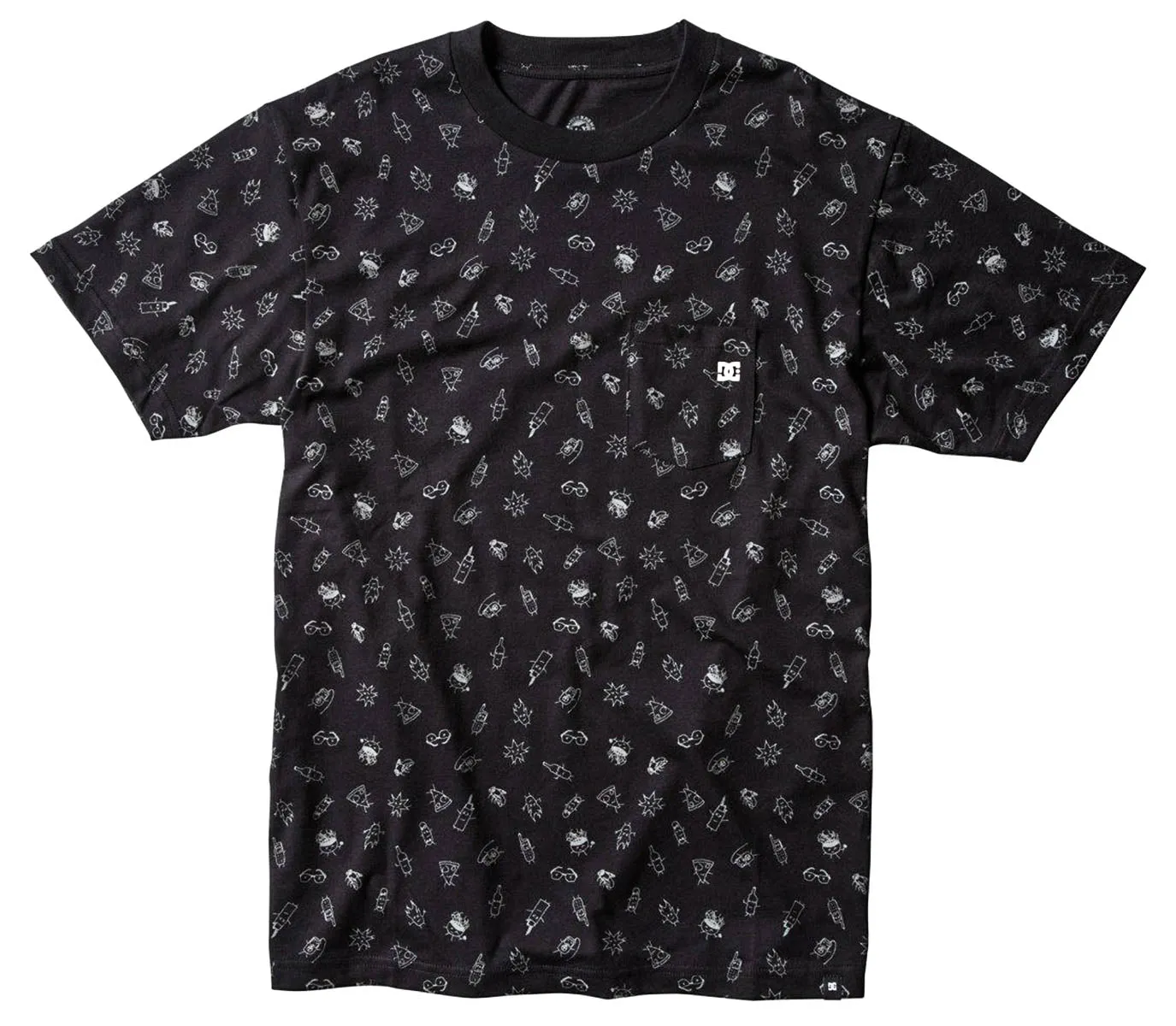 Dc Shoes Wes Kremer T Shirt In Black For Men