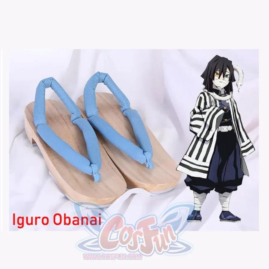 Demon Slayer Kimetsu no Yaiba Nezuko Tanjirou Kochou Shinobu Giyuu Mitsuri Muichirou Obanai Inosuke Zenitsu Cosplay Shoes Geta mp005836