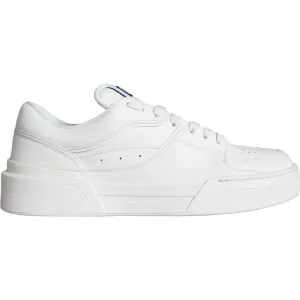 Dolce & Gabbana White Miami Leather Low Top Sneakers Shoes