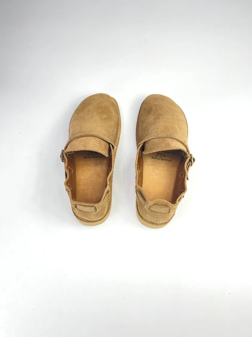 DrC Exclusive-Middle English Shoe Natural Rough Out Suede