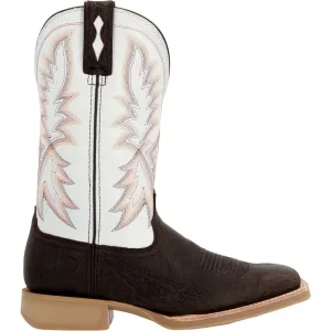 'Durango' Men's 12" Rebel Pro Lite™ Western Square Toe - Dark Hickory / White