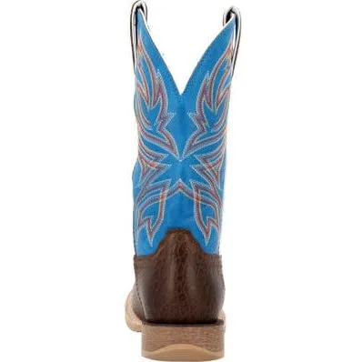 Durango Men's Rebel Pro 12" ST Wstrn Work Boot -Brown And Blue- DDB0421