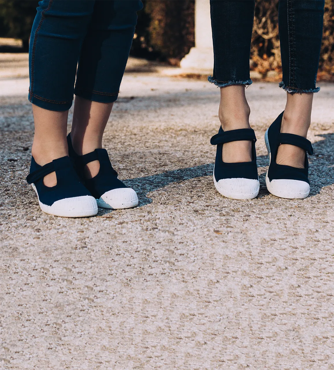 ECO-friendly Canvas Mary Jane Sneakers in Navy by childrenchic