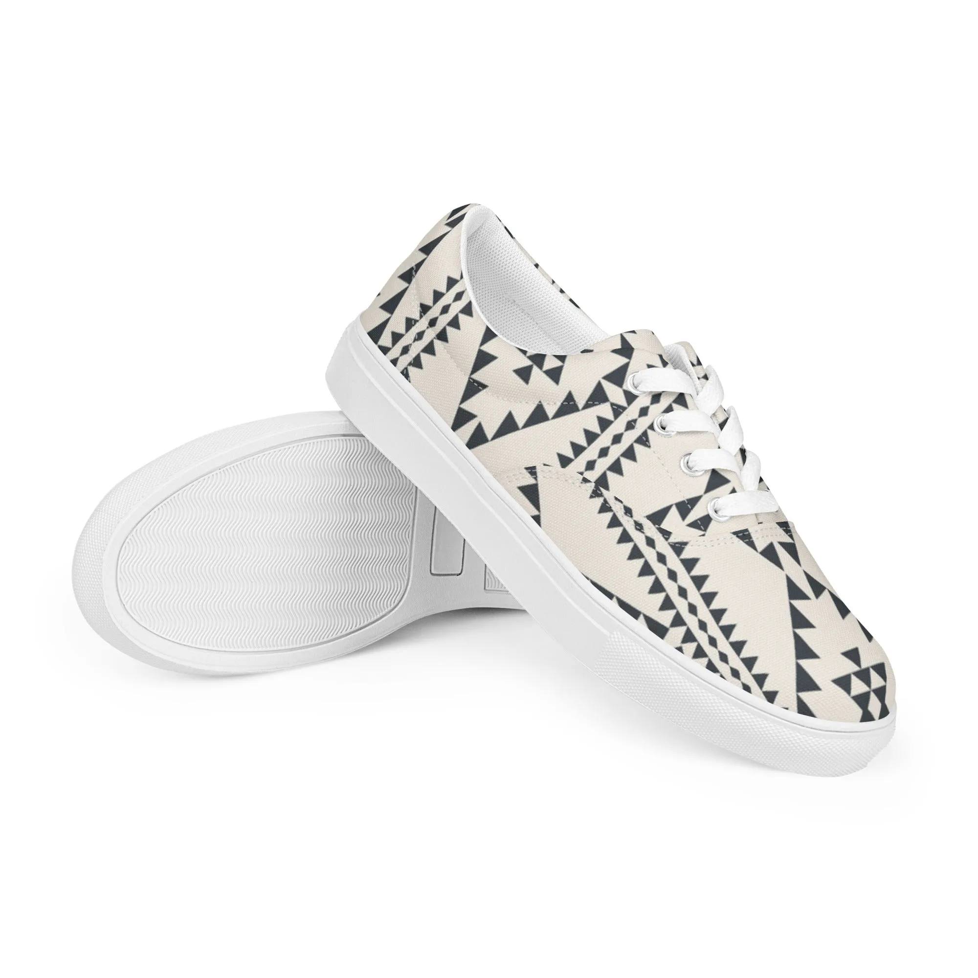 El Paso Women’s lace-up canvas shoes