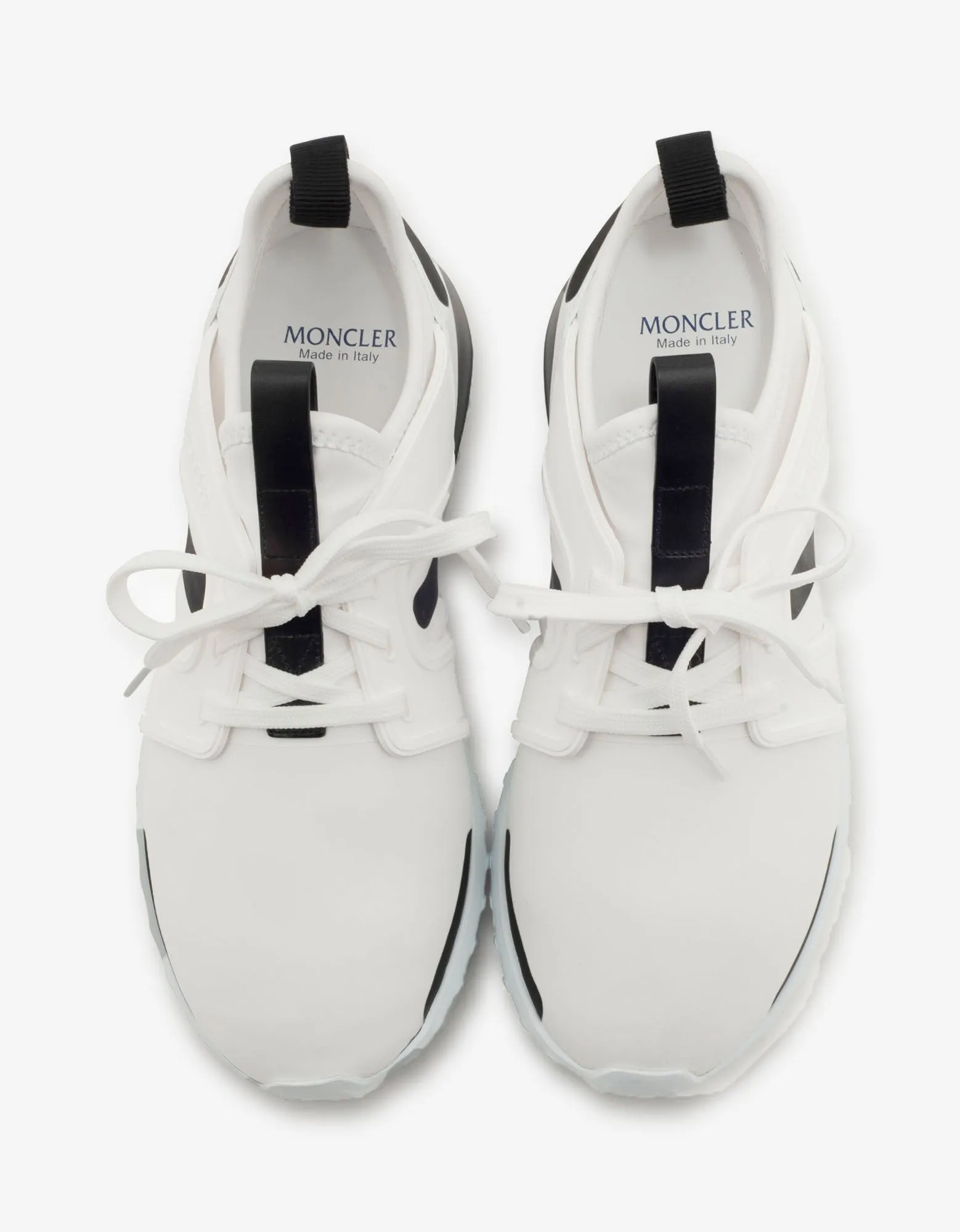 Emilien White Neoprene Trainers