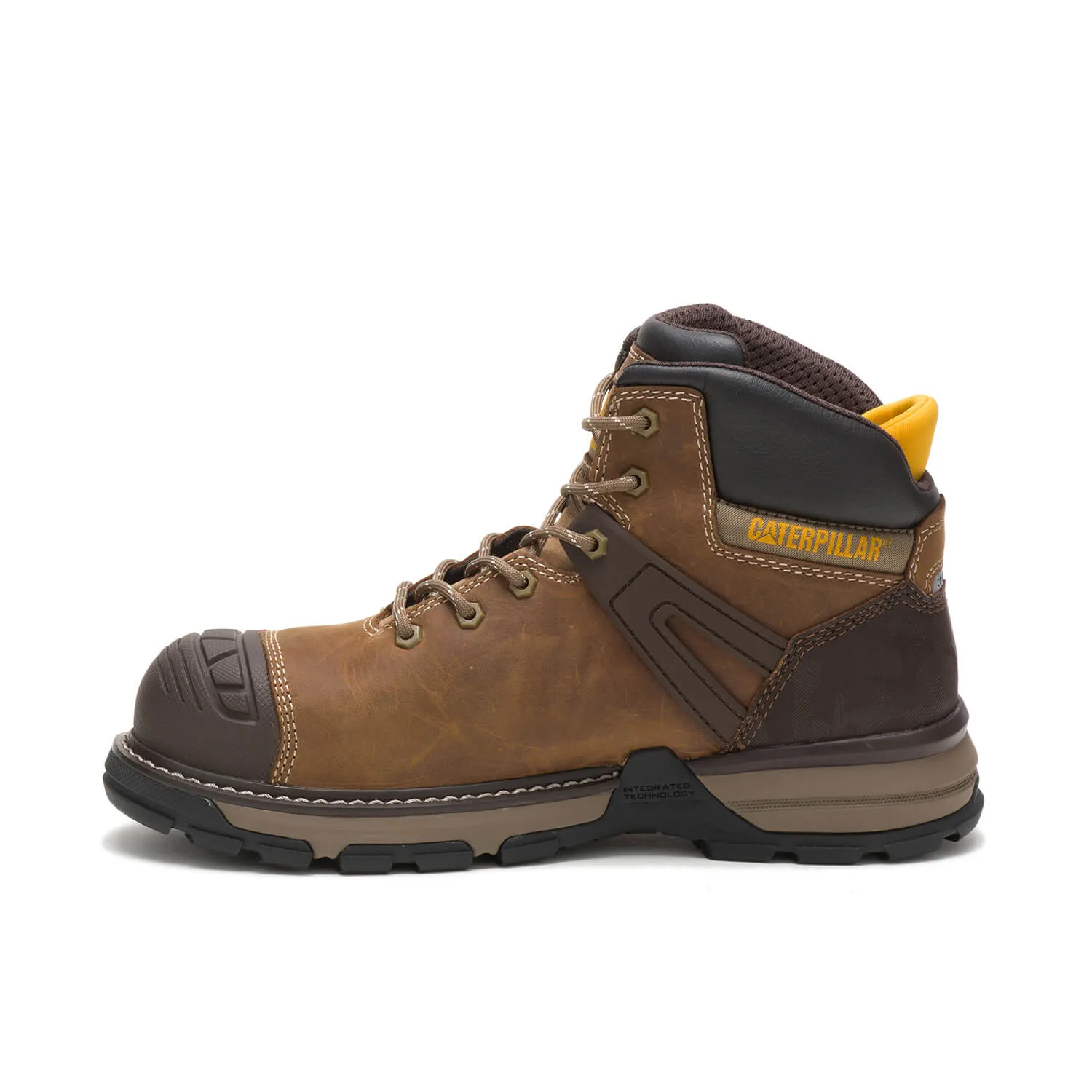 Excavator Superlite Composite-Toe Waterproof Work Boot Brown