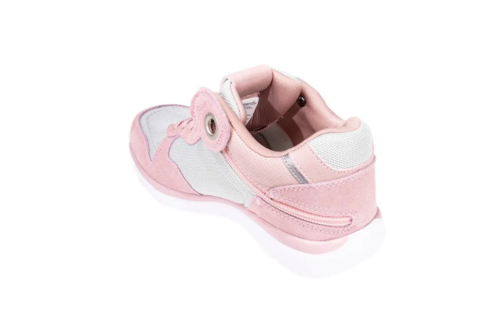 Excursion shoe - women's pink and grey mid-top