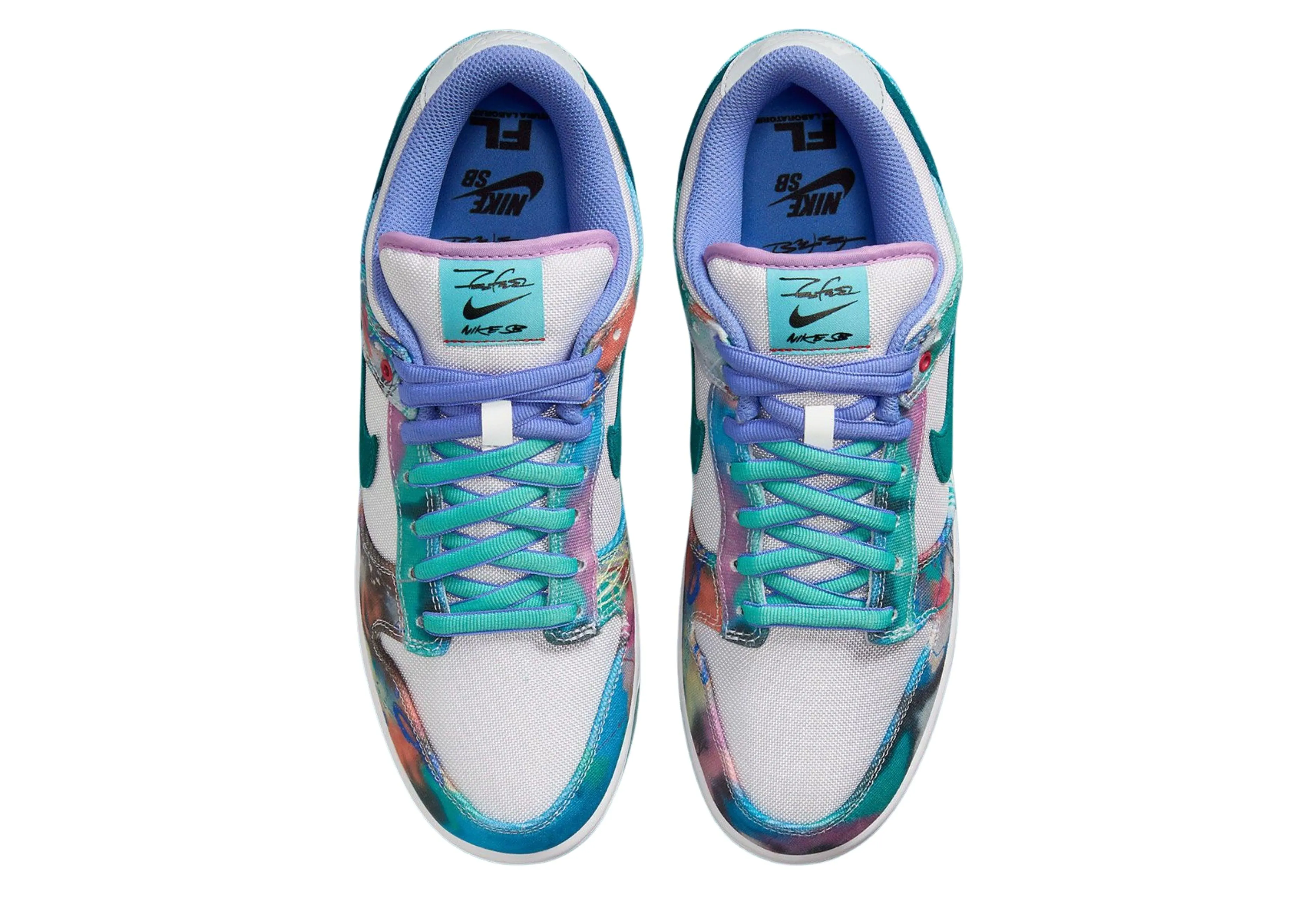 Futura Laboratories x Dunk Low SB 'Bleached Aqua'