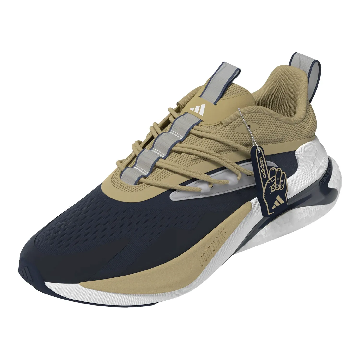 Georgia Tech Yellow Jackets Adidas Alphaboost V.2 Navy and Gold Shoes