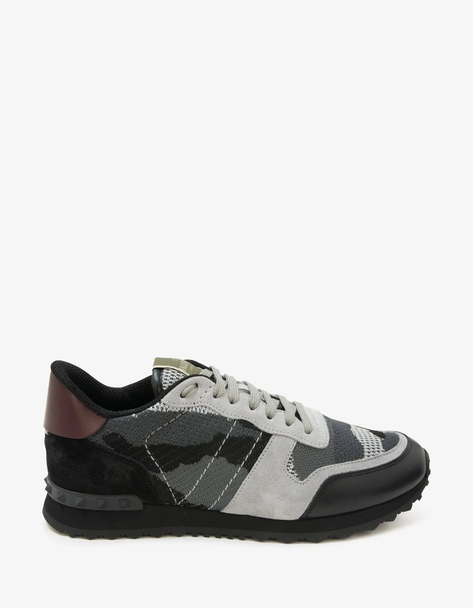 Grey Mesh Camouflage Rockrunner Trainers